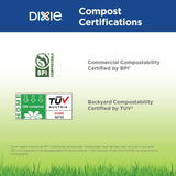 Dixie 8.5" Medium-Weight Paper Plates by GP PRO (Georgia-Pacific), Pathways, UX9WS, 500 Count (125 Plates Per Pack, 4 Packs Per Case)