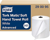 Tork Matic Soft Hand Towel Roll White H1, Advanced, High Absorbency, 6 Rolls x 900 ft, 290095