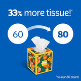 Kleenex Ultra Soft Facial Tissues, 8 Cube Boxes, 80 Tissues per Box, 3-Ply, Packaging May Vary