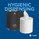 Georgia-Pacific SofPull Centerpull Paper Towel Dispenser Trial Kit by PRO, 58206, 1 Translucent Smoke Regular Paper Towel Dispenser, 58204 and 1 Regular Centerpull Premium Paper Towel Refill, 28124