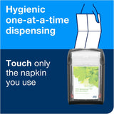 Tork Xpressnap Fit White Dispenser Napkin N14, C-Fold, 1 ply, 240 napkins, 4.252in x 3.248in each, 500700