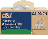 Tork Industrial Cleaning Cloth Gray W7, One-at-a-Time Dispensing, 1 x 210 Cloths, 520374
