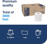 Tork Roll Hand Towel White H80, Premium, 6 rolls, 8030630