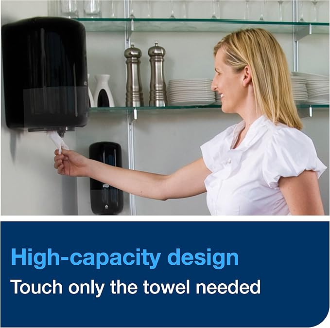 Tork Basic Centerfeed Paper Wiper White M2, High Absorbency, 6 x 600 Sheets, 121201