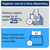 Tork Xpressnap Natural Dispenser Napkin N4, Universal, Interfold 1-ply, 13" x 8.5", 12 x 500 napkins, DX906E