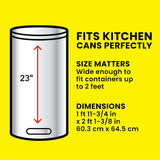 Glad ForceFlex Tall Kitchen Drawstring Trash Bags, 13 Gal, Fragrance Free, 110 Ct (Package May Vary)