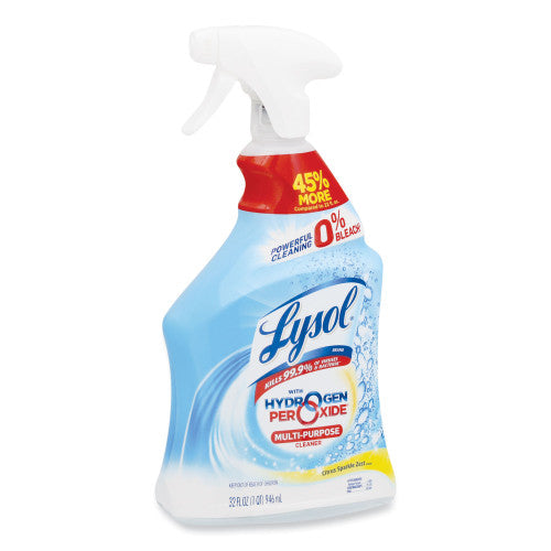Lysol® Hydrogen Peroxide Cleaner, Citrus, 32 oz.Spray Bottle, 9/CT (89289CT)