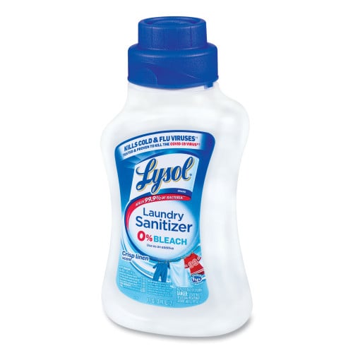 Lysol® Liquid Laundry Sanitizer, Crisp Linen Scent, 41 oz. Bottle (95871)