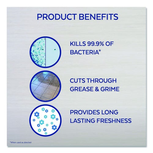 LYSOL Brand Clean and Fresh Multi-Surface Disinfectant Cleaner, Lavender and Orchid Essence, 144 oz Bottle, 4/Carton (88786)