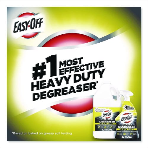EASY-OFF Heavy Duty Cleaner Degreaser, 32 oz Spray Bottle, 6/Carton (99624)