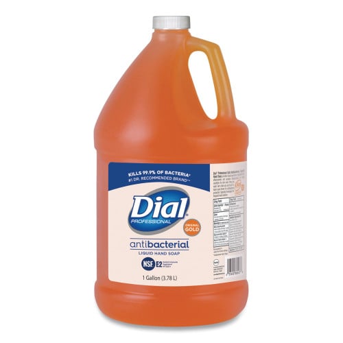 Dial® Gold Antibacterial Liquid Hand Soap, Floral Scent, 4 Gallons (88047CT)