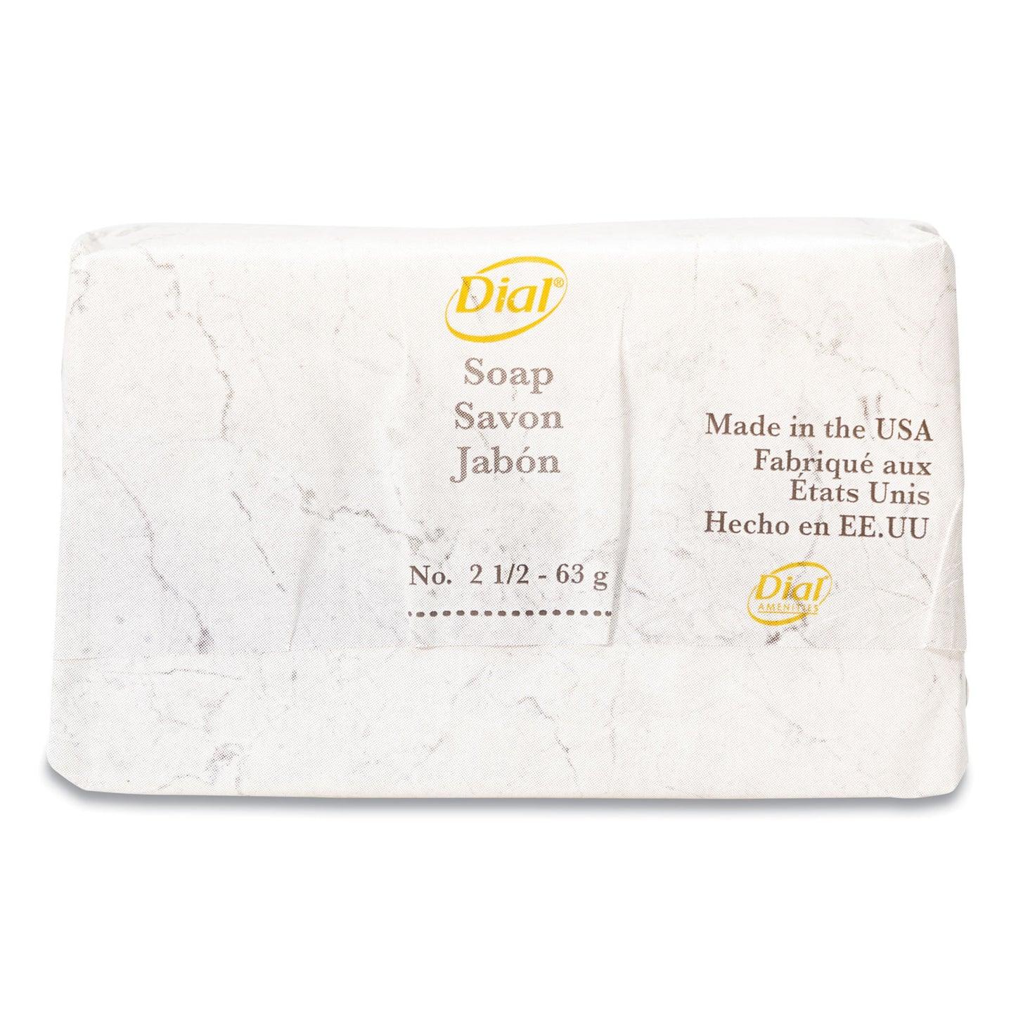 Dial Amenities Amenities Deodorant Soap, Pleasant Scent, # 2 1/2, 200/Carton (00197)