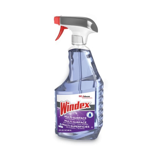 Windex Non-Ammoniated Glass/Multi Surface Cleaner, Fresh Scent, 32 oz Bottle, 8/Carton (322381)