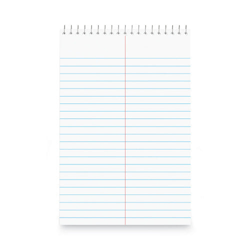 Universal Steno Pads, Gregg Rule, Red Cover, 80 White 6 x 9 Sheets, 6/Pack (UNV96920PK)