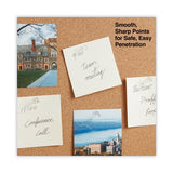 Universal Clear Push Pins, Plastic, Clear, 0.38", 400/Pack (UNV31306)