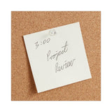 Universal Clear Push Pins, Plastic, Clear, 0.38", 400/Pack (UNV31306)