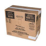 Dart Cafe G Foam Hot/Cold Cups, 16 oz, Brown/Green/White, 1,000/Carton (16X16G167318)