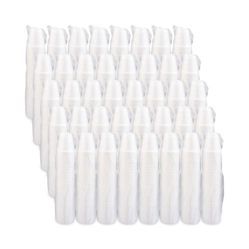 Dart Foam Drink Cups, 8 oz, White, 25/Bag, 40 Bags/Carton (8J8)