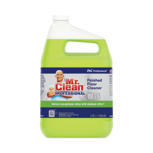 Mr. Clean Finished Floor Cleaner, Lemon Scent, 1 gal Bottle, 3/Carton (02621CT)