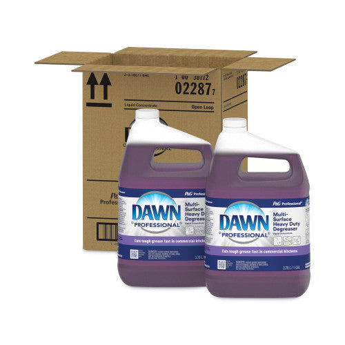 Dawn® Multi-Surface Heavy Duty Degreaser, Fresh Scent, 1 gal Bottle, 2 Bottles (07307)