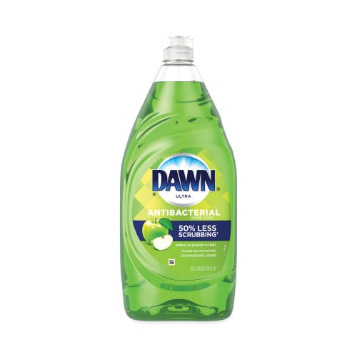 Dawn Ultra Antibacterial Dishwashing Liquid, Apple Blossom Scent, 38 oz Bottle (01134EA)