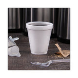 Dart Foam Drink Cups, 8 oz, White, 25/Pack (8J8BG)