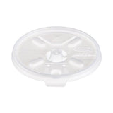 Dart Lift n' Lock Plastic Hot Cup Lids, With Straw Slot, Fits 10 oz to 14 oz Cups, Translucent, 100/Sleeve, 10 Sleeves/Carton (12FTLS)