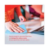 WypAll General Clean X60 Cloths, Small Roll, 9.8 x 13.4, Blue, 130/Roll, 12 Rolls/Carton (35411)