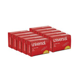 Universal Paper Clips, #1, Smooth, Silver, 100 Clips/Box, 10 Boxes/Pack (UNV72210)