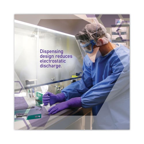 Kimtech Kimwipes, Delicate Task Wipers, 1-Ply, 4.4 x 8.4, Unscented, White, 286/Box (34155) - 4 Pack