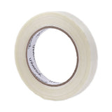 Universal 120# Utility Grade Filament Tape, 3" Core, 18 mm x 54.8 m, Clear (UNV30018)