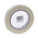 Universal 120# Utility Grade Filament Tape, 3" Core, 18 mm x 54.8 m, Clear (UNV30018)