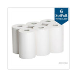 Georgia Pacific Professional Hardwound Paper Towel Roll, Nonperforated, 1-Ply, 9" x 400 ft, White, 6 Rolls/Carton (26610)