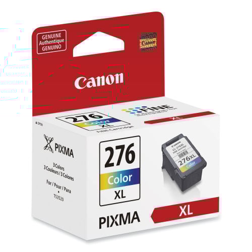 Canon 4987C001 (CL-276XL) Chromalife 100 High-Yield Ink, 300 Page-Yield, Tri-Color