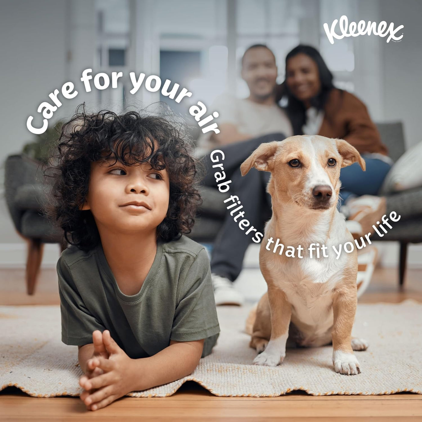 Kleenex Advanced Allergen Air Filter 16x25x1 Inches - 11 MERV RATING (4-Pack)