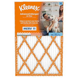 Kleenex Advanced Allergen Air Filter 16x25x1 Inches - 11 MERV RATING (4-Pack)