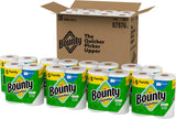 Bounty Paper Towels Quick Size, White, 16 Family Rolls = 40 Regular Rolls