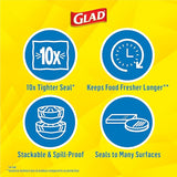 Glad Press'N Seal Plastic Wrap for Food, Griptex Technology, 70 Square Foot Roll (Pack of 1)