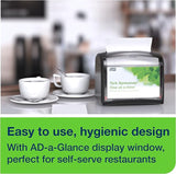 Tork Xpressnap® White Dispenser Napkin N4, One-at-a-Time Dispensing,1-ply, 1/4 Fold, 13" x 8.5 ", 12 x 500 Napkins, 109080