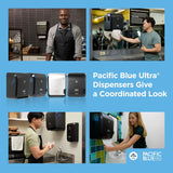 Pacific Blue Ultra 8” High-Capacity Recycled Paper Towel Roll by GP PRO (Georgia-Pacific), White, 26490, 1150 Feet Per Roll, 6 Rolls Per Case