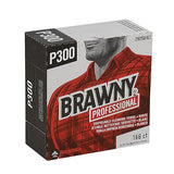 Georgia-Pacific Brawny Professional P300 Disposable Cleaning Towel by GP PRO,29050/03,Medium Duty,Tall Box,White,5 Boxes @ 166 Count
