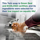 Tork Odor-Control Hand Soap Liquid S4 Gentle, Perfume-Free, Compatible with S4 Dispensers 6 x 1L Bottles (400020)