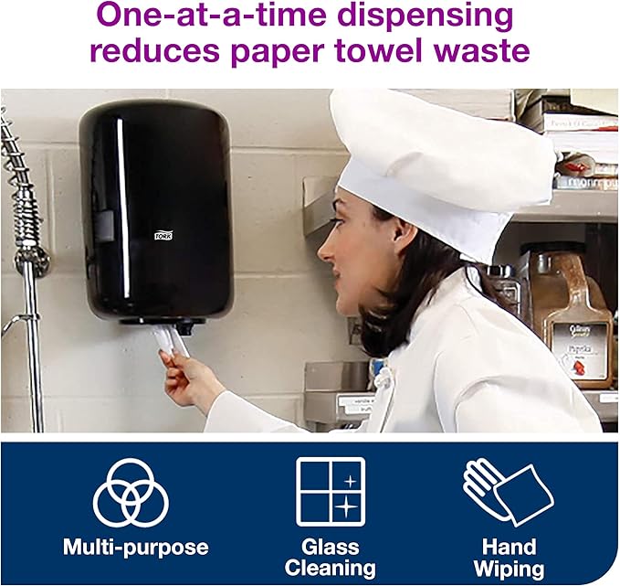 Tork Soft Centerfeed Hand Towel White M2, High Absorbency, 6 x 600 Sheets, 121204