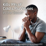 Kleenex Anti-Viral Facial Tissues, 6 Cube Boxes, 55 Tissues per Box, 3-Ply (330 Total), Packaging May Vary