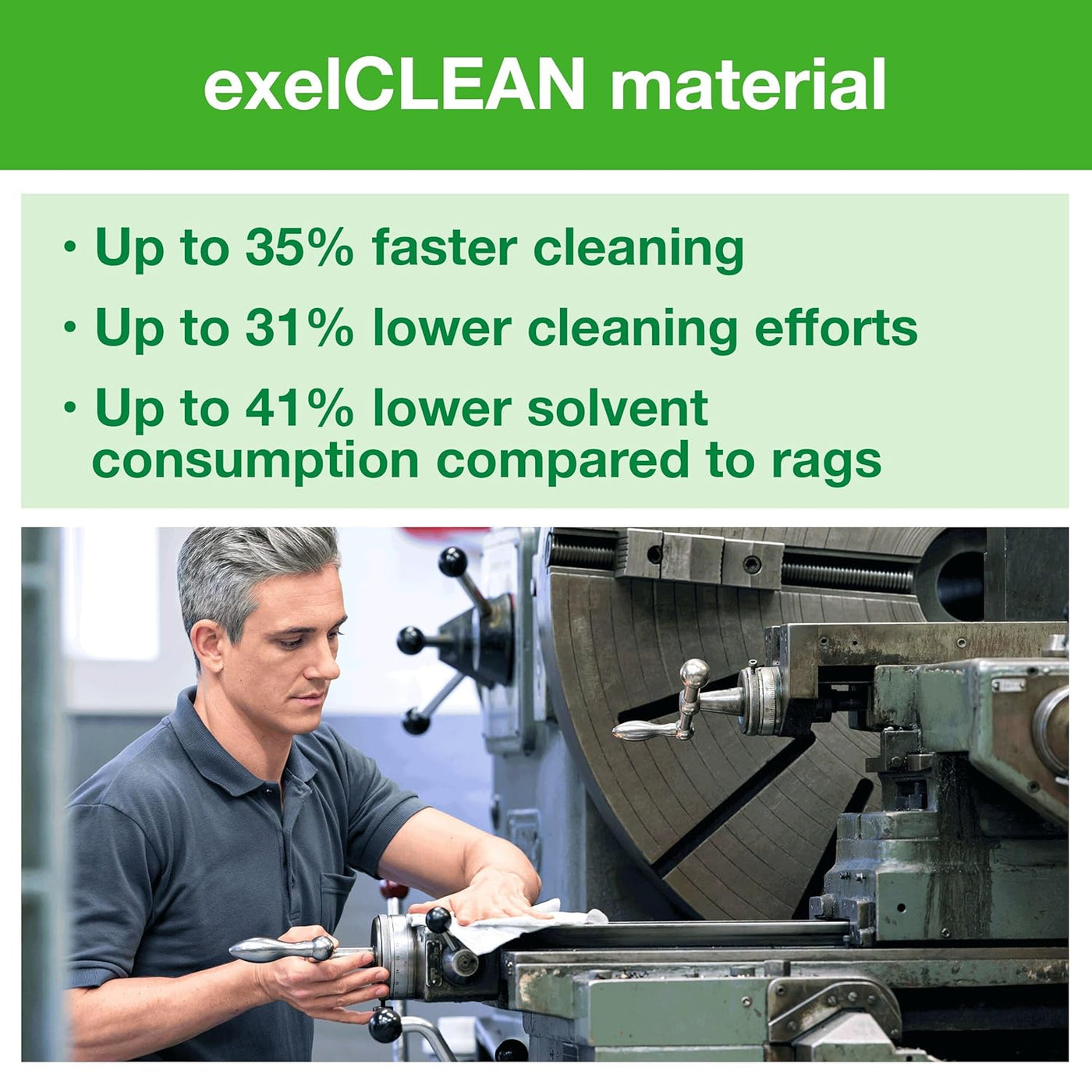 Tork Industrial Cleaning Cloth Gray W7, One-at-a-Time Dispensing, 1 x 210 Cloths, 520374