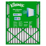 Kleenex Elite Allergen Air Filter 20x25x4 Inches - 12 MERV RATING (2-Pack)