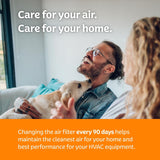 Kleenex Advanced Allergen Air Filter 16x25x1 Inches - 11 MERV RATING (4-Pack)