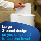 Tork Multifold Hand Towel White, 3-Panel, 250 Towels per Pack, 16 Packs, Fits H2 Towel Dispensers
