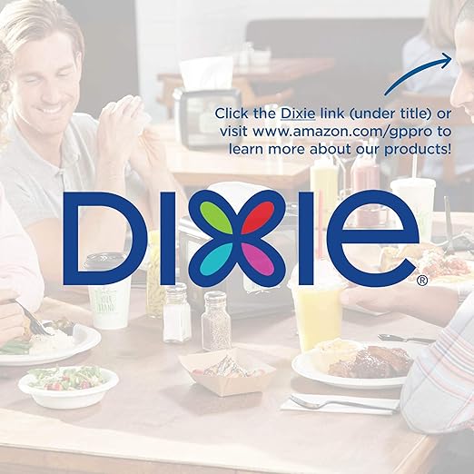 Dixie Ultra Flat Linen Replacement Dinner Paper Napkins By GP PRO, White, 16" x 15", 1000 Count, 92120