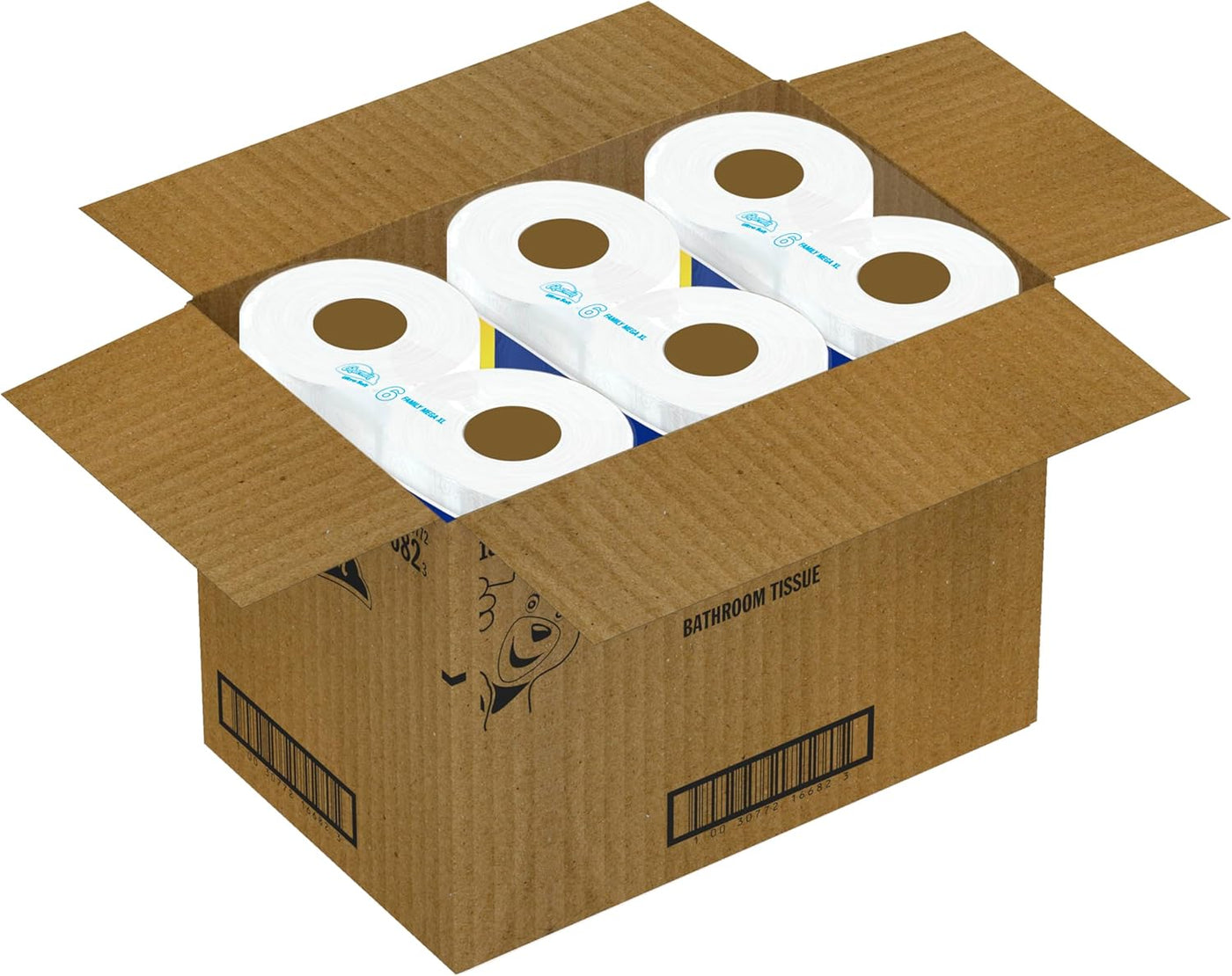 Charmin Toilet Paper Ultra Soft Cushiony Touch, 18 Family Mega XL Rolls = 126 Regular Rolls